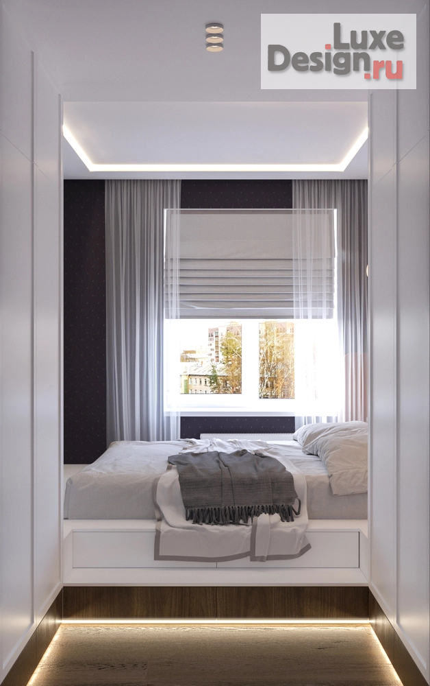 Дизайн интерьера двухкомнатной квартиры "Двухкомнатная квартира в ЖК Метроград" (фото 10)