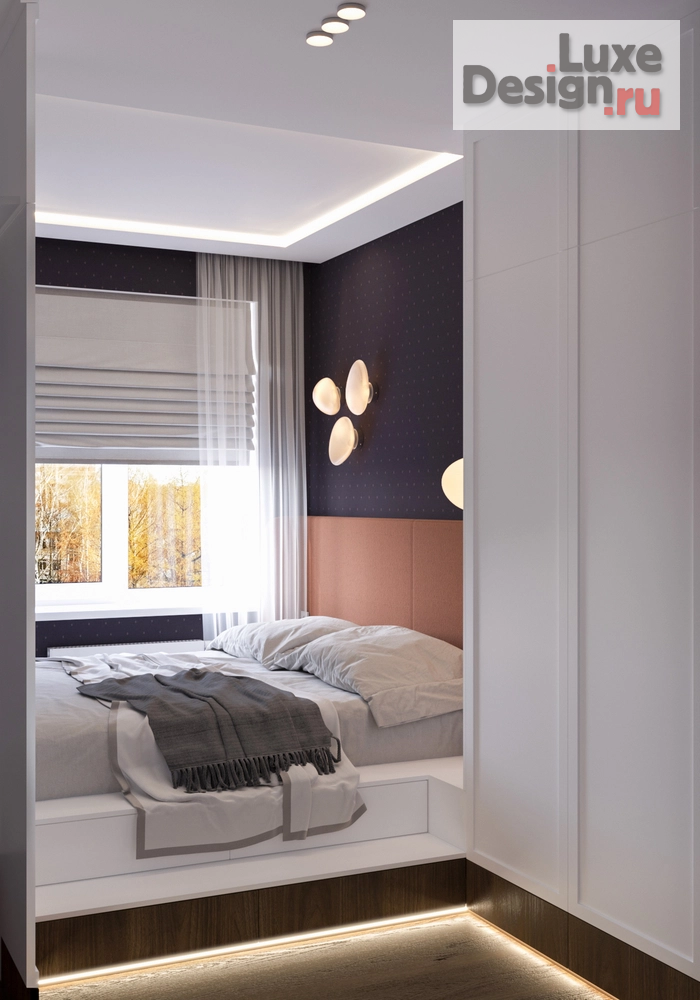 Дизайн интерьера двухкомнатной квартиры "Двухкомнатная квартира в ЖК Метроград" (фото 12)