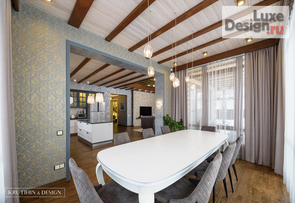 Дизайн интерьера загородного дома "Загородный дом из бруса" (фото 6)