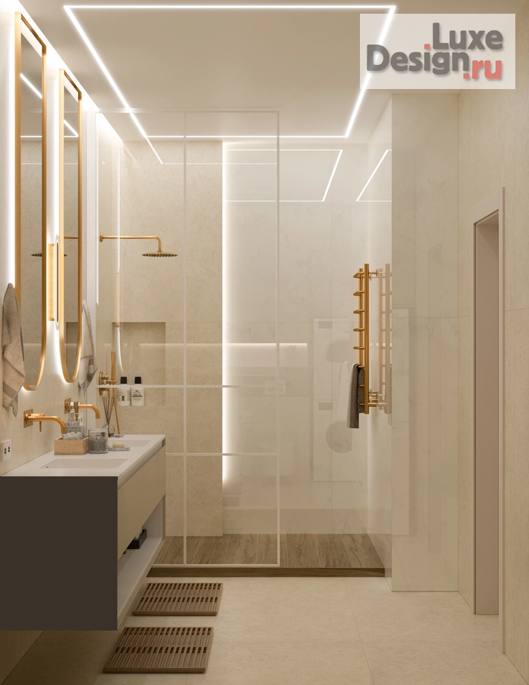 Дизайн интерьера трехкомнатной квартиры "Трёхкомнатная квартира в ЖК Булычёв" (фото 15)