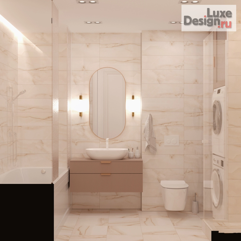 Дизайн интерьера трехкомнатной квартиры "Трёхкомнатная квартира в классическом стиле" (фото 11)