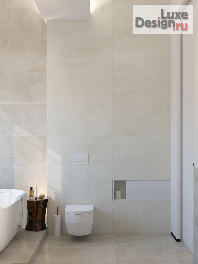 Дизайн интерьера трехкомнатной квартиры "Интерьер трёхкомнатной квартиры в строгом минимализме " (фото 16)