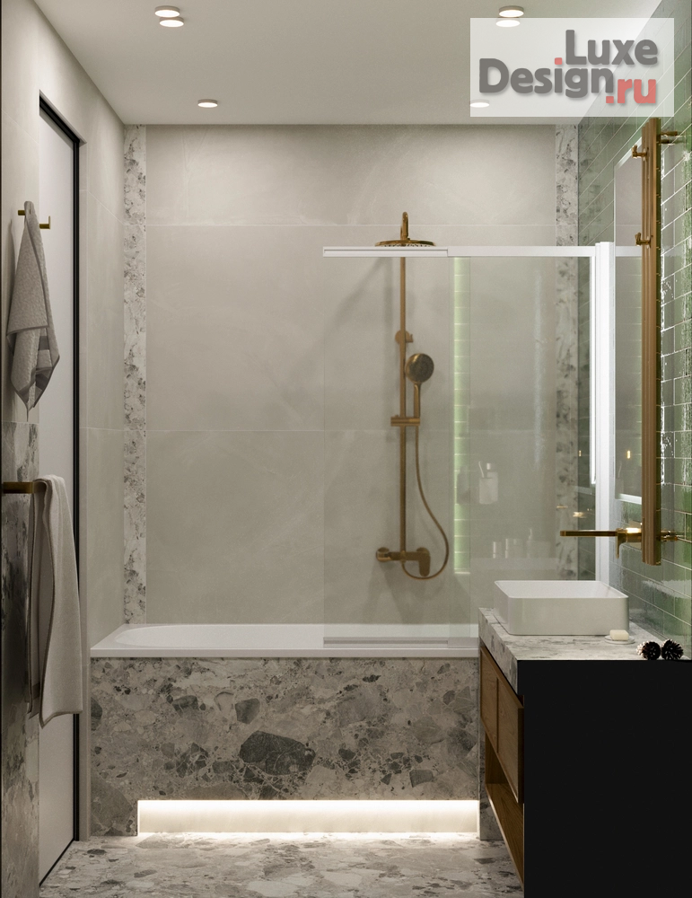 Дизайн интерьера двухкомнатной квартиры "Двухкомнатная квартира в ЖК Метроград" (фото 6)