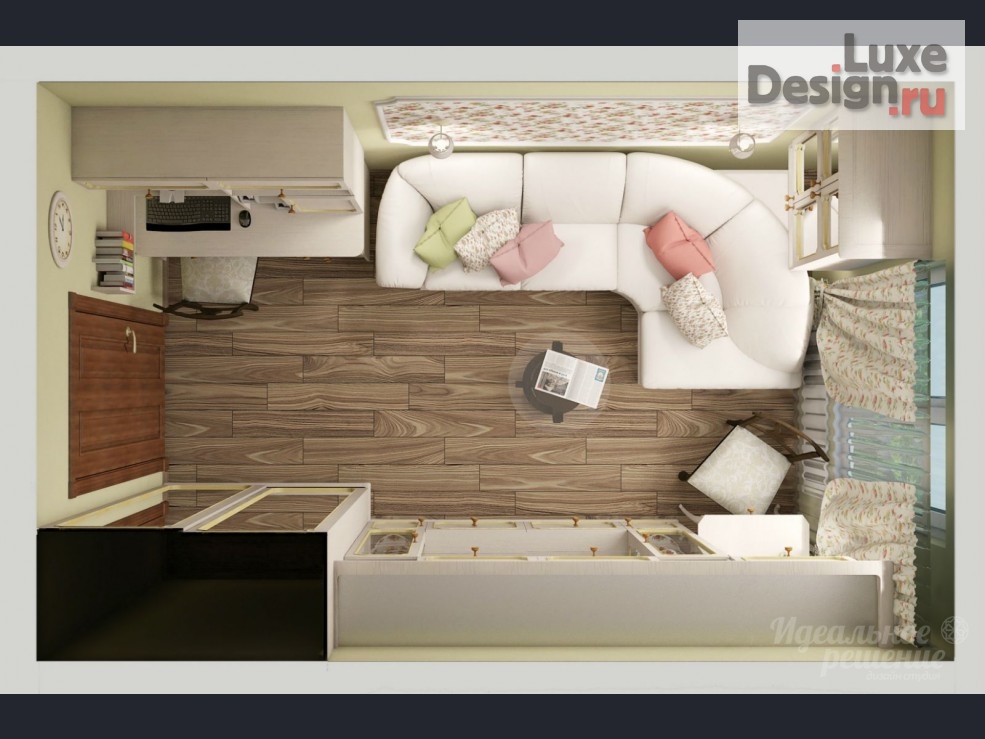 Дизайн интерьера комнаты "Проект спальни" (фото 5)