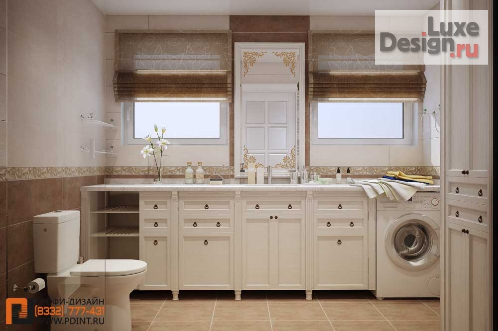 Дизайн интерьера загородного дома "Дизайн интерьера загородного в штиле шале" (фото 4)